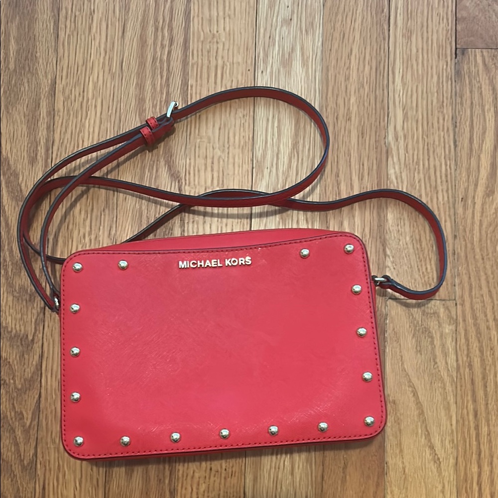 Michael Kors Scarlet Studded Crossbody Bag